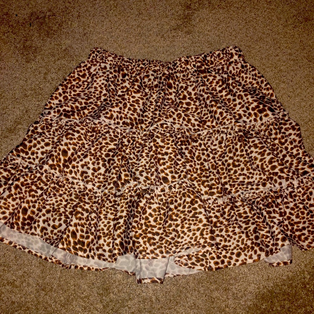 Shein Cheetah Skirt
